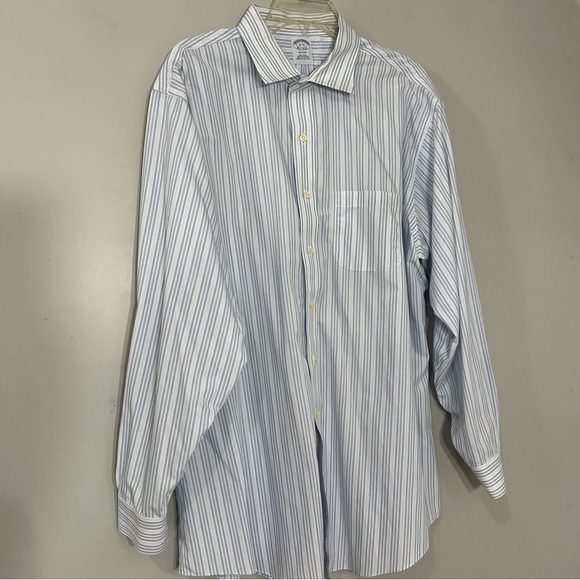 Brooks Brothers Other - BROOKS BROTHERS REGENT COTTON ORIGINAL POLO Blue Business Striped Button Down